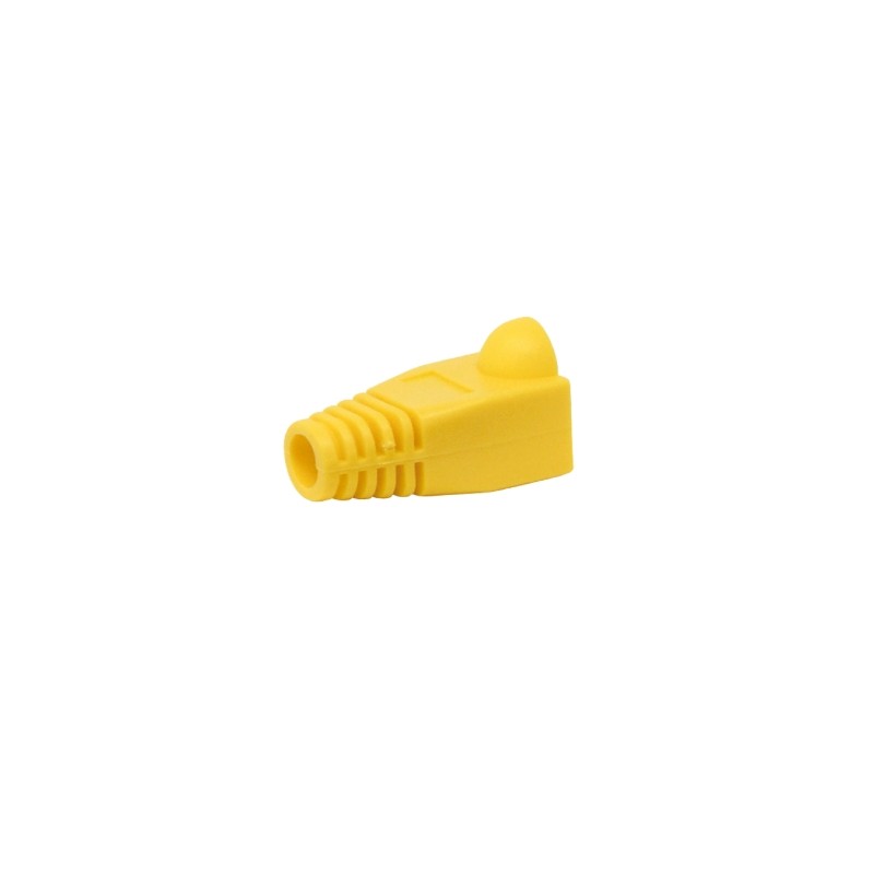 Guaina di Protezione per Spina Modulare RJ45 colore Giallo GBC