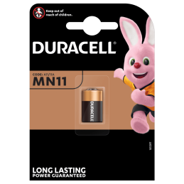 Batteria Alkalina 6V MN11 per Dispositivi di Sicurezza Duracell blister 1pz