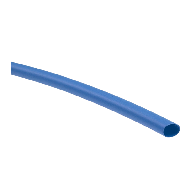 Guaina termorestringente blu diametro 3,2 da 1 metro