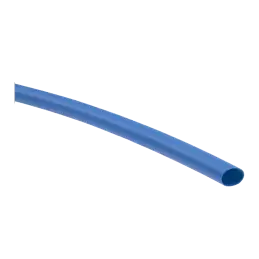 Guaina termorestringente blu diametro 6,4 da 1 metro