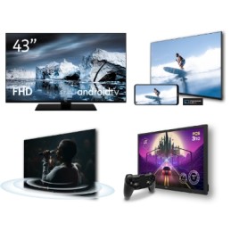 Smart TV Led 43" 4K Full HD con digitale terrestre DVB-T2/S2 NOKIA 4300B (3)