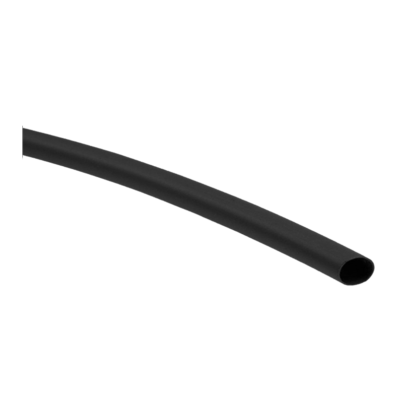 Guaina termorestringente nera diametro 3,2 confezione da 1 metro