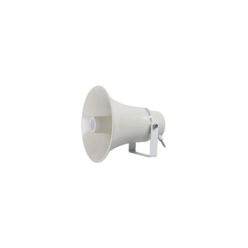 Mod. HD-30T Diffusore a Tromba 100V 30W IP66 Colore Cabinet Bianco