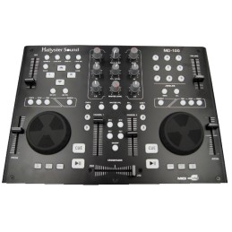 (2) Consolle Virtuale per DJ Midi player con USB  SD  E-mix Software HALLYSTER