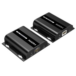 (1) Kit di Estensore e Ricevitore HDMI 1080p IP 120mt su Cavo Ethernet con IR