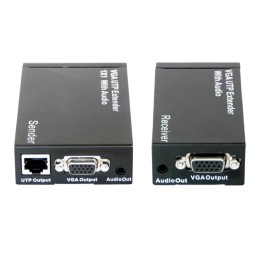 (1) Estensore VGA su Cavo Ethernet fino a 300Mt con Audio