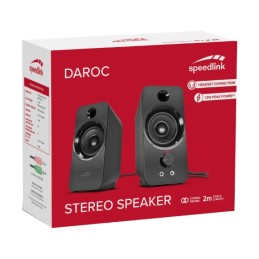 (2) Sistema Altoparlanti 2.0 USB 6W DAROC Speedlink