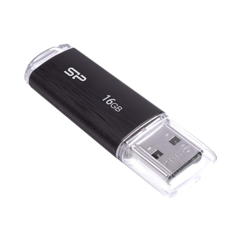 Pendrive USB 2.0 da 16 Gb Silicon Power Ultima U02 Colore Nero