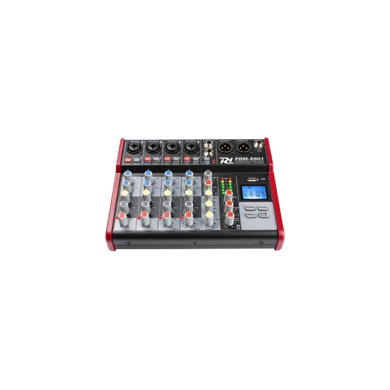 (1) Mixer Audio Microfonico a 6 Canali con Bluetooth / Usb / Mp3