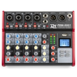 (3) Mixer Audio Microfonico a 6 Canali con Bluetooth / Usb / Mp3