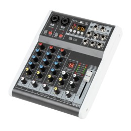 Mixer Audio Microfonico a 4 Canali con BT DSP USB