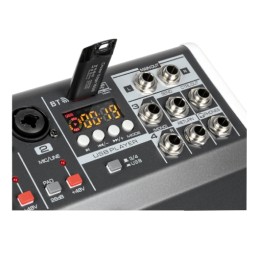 Mixer Audio Microfonico a 4 Canali con BT DSP USB