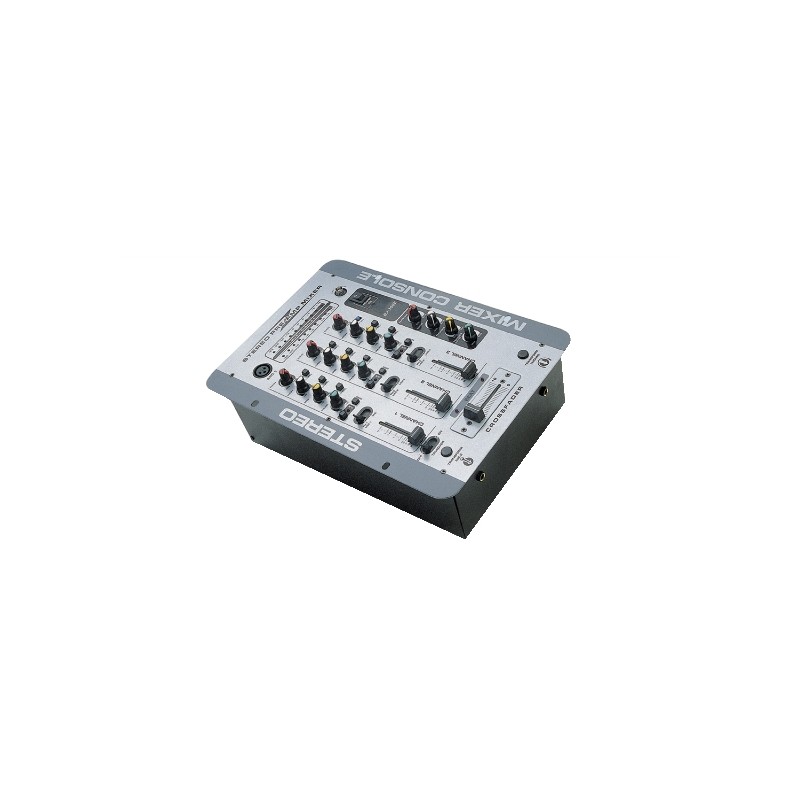 Mixer Dj 3 Canali con Ingresso e Uscita per DSP esterno