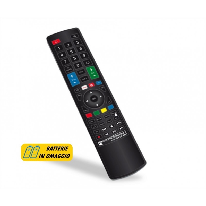 Telecomando universale TV Sharp multifunzione