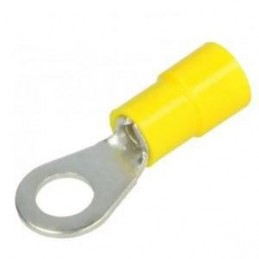 Terminale ad occhiello foro 8,4MM Giallo diametro 4 mmq