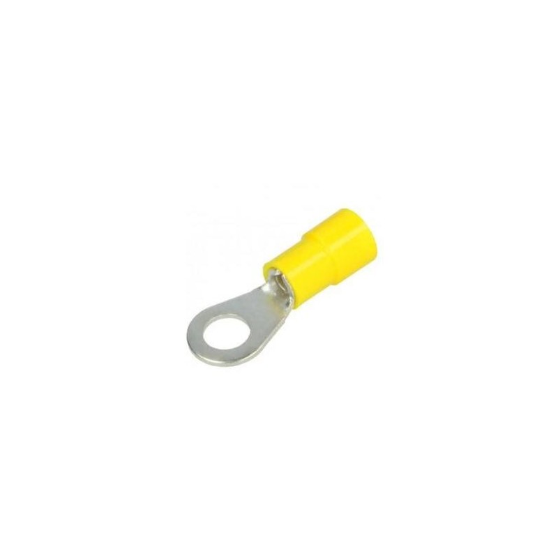 Terminale ad occhiello foro 8,4MM Giallo diametro 4 mmq