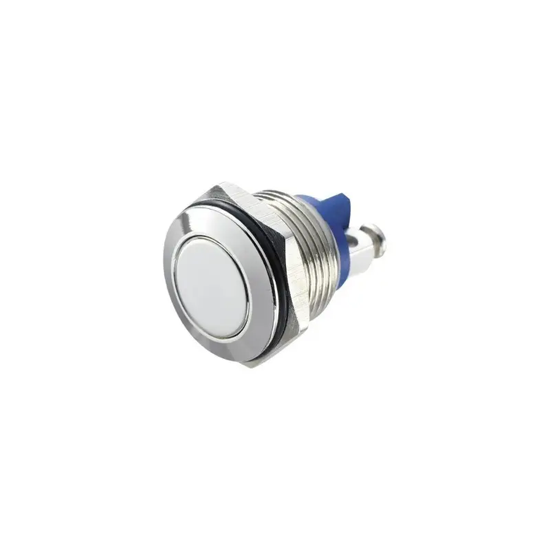 Pulsante antivandalo piatto NA rotondo diametro 22MM IP65 Pulsante antivandalo piatto NA rotondo diametro 22MM IP65