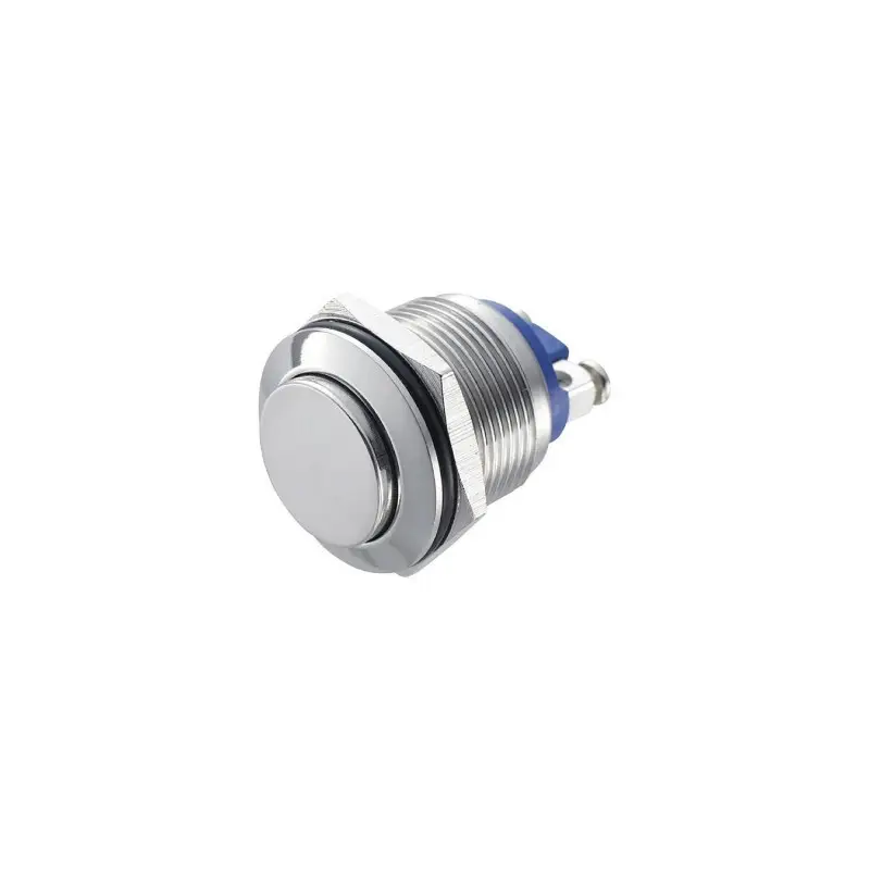 Pulsante antivandalo rialzato NA rotondo diametro 22 MM IP65 Pulsante antivandalo rialzato NA rotondo diametro 22 MM IP65