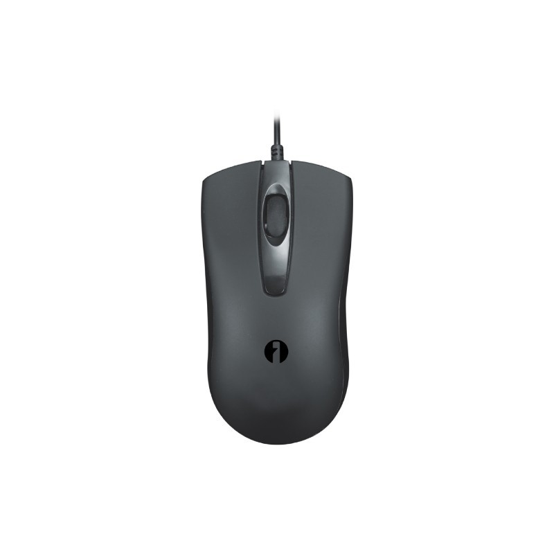 Mouse Ottico Isnatch M200 nero con cavo e attacco USB 3 Tasti
