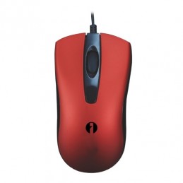 Mouse Ottico Isnatch M200 rosso con cavo e attacco USB 3 Tasti