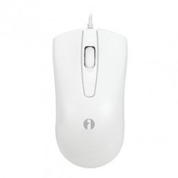 Mouse Ottico Isnatch M200 bianco con cavo e attacco USB 3 Tasti